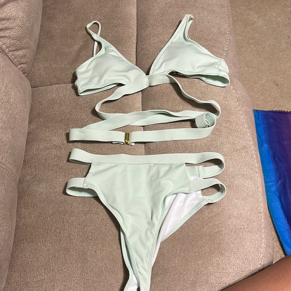 Swim suit. Brand is SHEIN. Size medium.